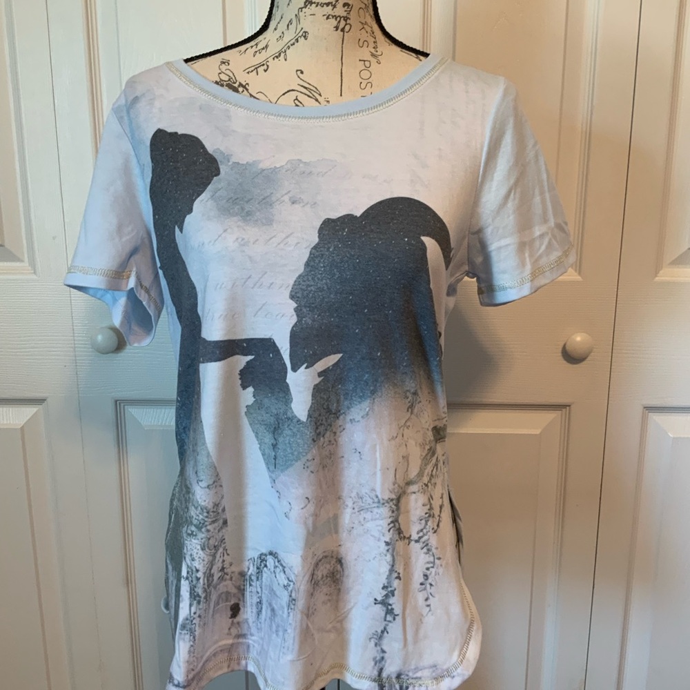 Disney Gray Graphic Relaxed T-Shirt